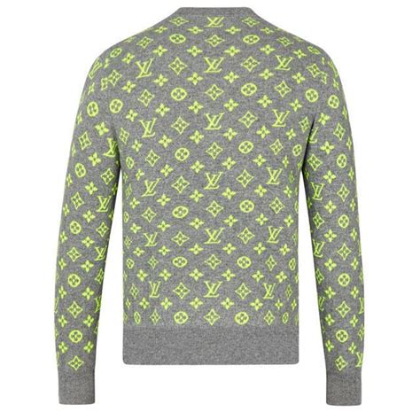 louis vuitton neon sweater|louis vuitton jumper women's.